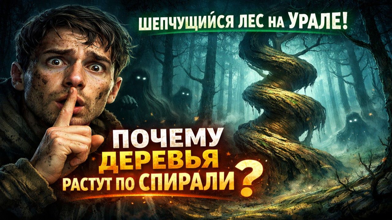 Лес, который меняет людей: жуткая аномалия Урала и спиральные деревья! Страшные Истории. Мистика смотреть онлайн