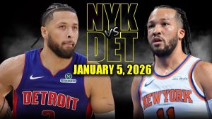 06.01.2026 | ОБЗОР МАТЧА | Детройт Пистонс - Нью-Йорк Никс | Highlights