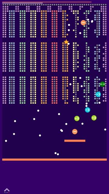 Brick Mania level 8, passing (easy), 3 stars