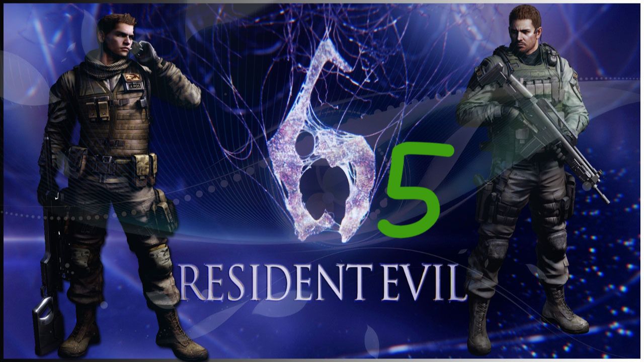 Прохождение Resident Evil 6 #5 (Крис. Глава 5) ФИНАЛ смотреть онлайн