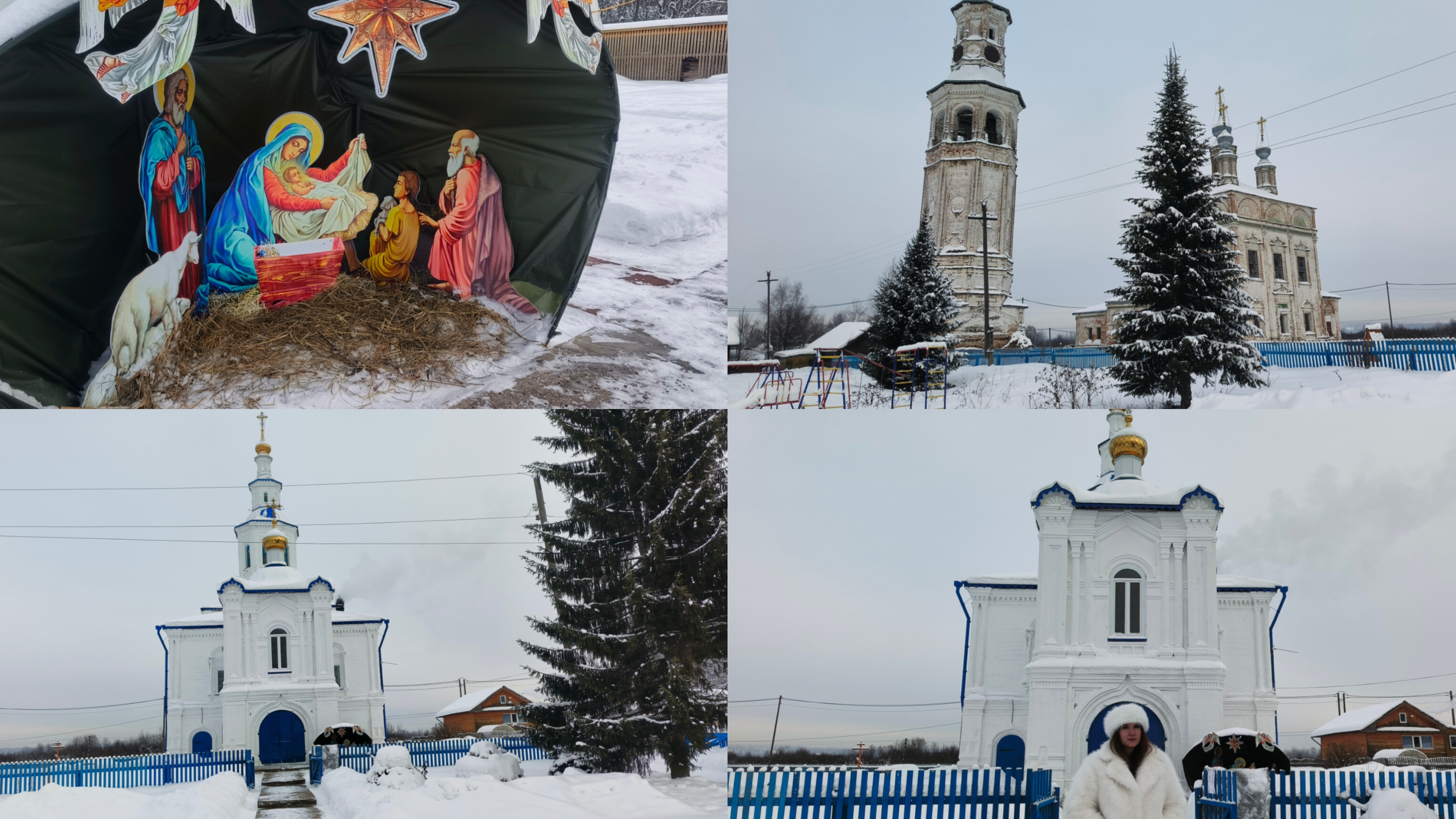 Прокатимся в п.Лальск ,распаковка ,убирают ребята снег с крыш. смотреть онлайн