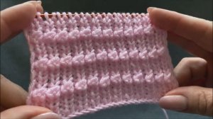 🧶УЗОР НА ОСНОВЕ РЕЗИНКИ 1Х1 💜ВЯЖЕТСЯ ПРОСТО