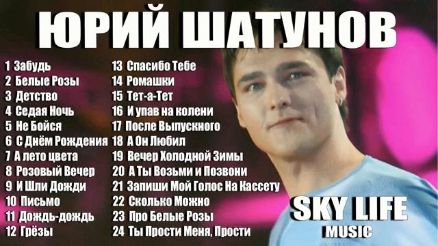 Юрий Шатунов. Лучшие песни смотреть онлайн