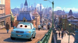 Машинки в парке аттракционов мультик