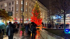 Леденящий Будапешт дождь холод и настоящая зима на улицах