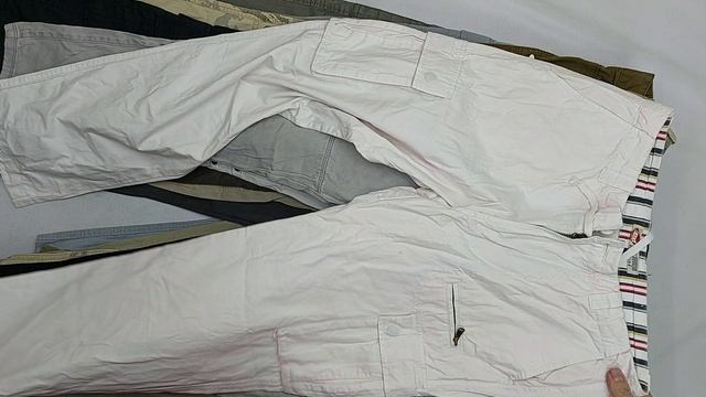 Штаны мужские карго секонд оптом 11 пак