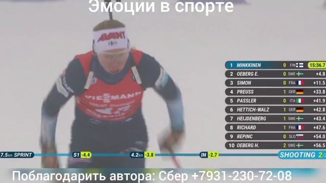 Как ёжики в тумане..., в Оберхофе прошёл женский спринт на этапе КМ по биатлону... смотреть онлайн