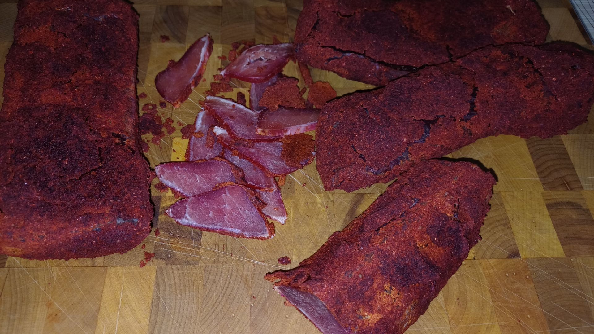 Домашняя бастурма из свиного карбонада. смотреть онлайн