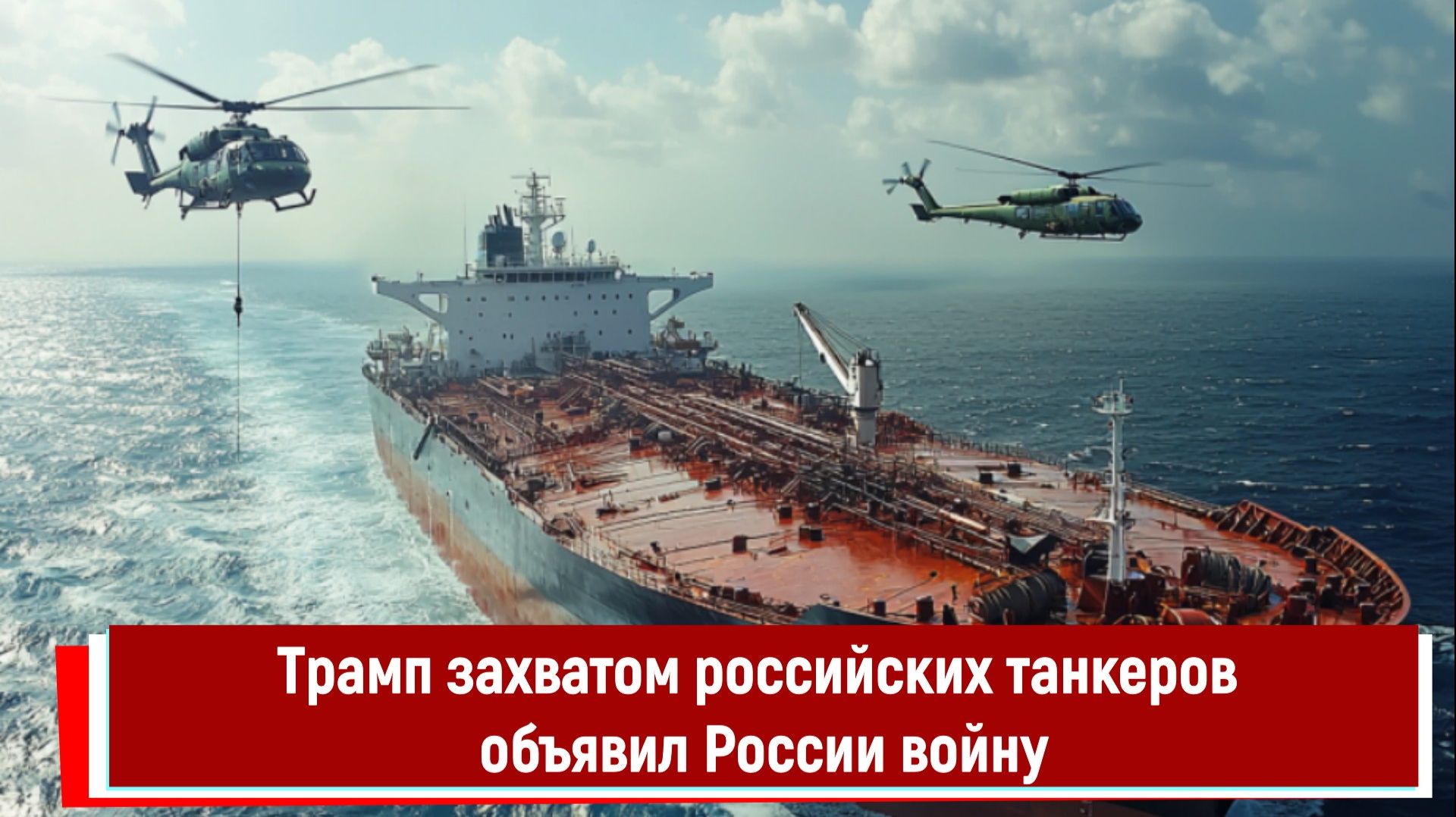 Трамп захватом российских танкеров объявил России войну смотреть онлайн