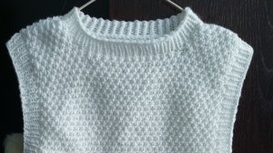 Жилет женский спицами