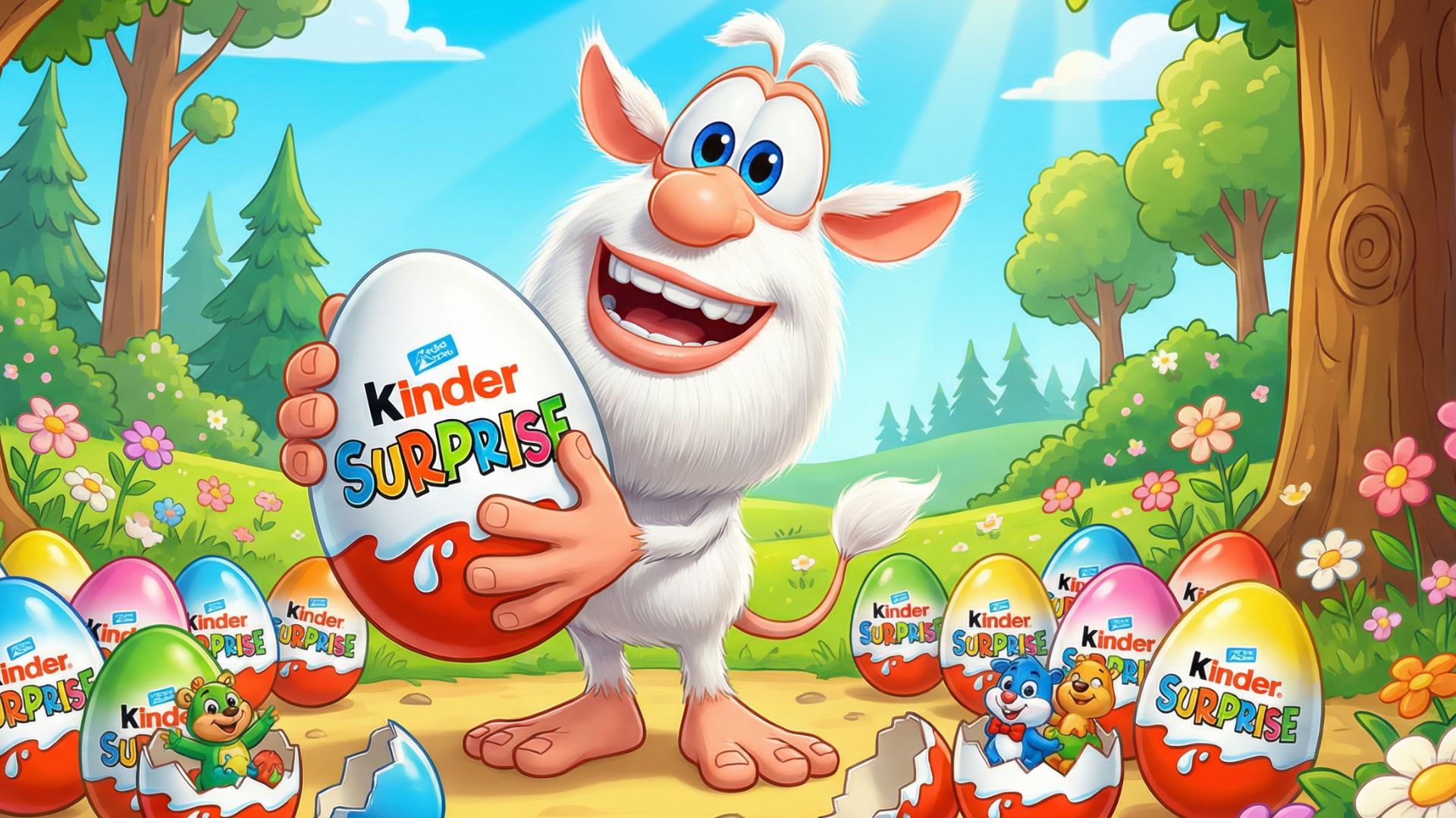 100 ЯИЦ-СЮРПРИЗОВ ! МЕГА РАСПАКОВКА СЛАДОСТЕЙ - ПОД ДЕТСКИЕ ПЕСНИ! смотреть онлайн