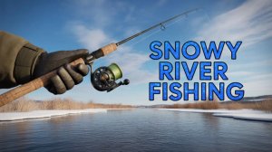 Рыбалка при −12 °C. Спиннинг сломался, я не сдался — рыба попалась! 🐟 «Замёрз, но счастлив!»