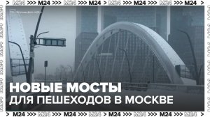 Несколько новых пешеходных мостов появятся в Москве в ближайшие два года - Москва 24