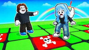 НЕ НАСТУПАЙ НА НЕВИДИМУЮ МИНУ С НАЙСИК БРО В РОБЛОКС ! ЧЕЛЛЕНДЖ НА ВЫЖИВАНИЕ ROBLOX ФЛАСОЧКА