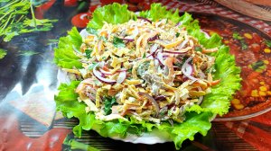 Очень вкусный салат на праздничный стол. Мужчины будут в восторге.