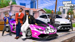 ОТЕЦ И СЫН В GTA 5 - ВПЕРВЫЕ УВИДЕЛ СТАРШЕГО СЫНА! СЫН ПРОКАТИЛ ПАПУ НА LAMBORGHINI HURACAN! 🌊ВОТЕР