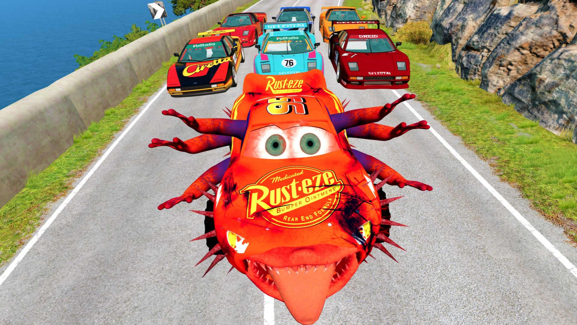 МУЛЬТИКИ ПРО МАШИНКИ: машинки‑супергерои совершают отважные ПРЫЖКИ! смотреть онлайн