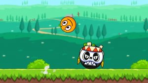 Красный Шар в игре Bounce Ball 6 Уровни 71-75 Босс