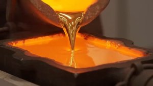 Как делают золотые слитки. Полный цикл производства.