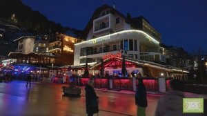 Прогулка в Ишгль рождественской ночью ❄️ Зимняя страна чудес Австрии в формате 4K🎄