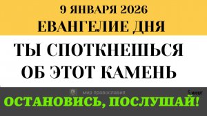9 января Евангелие дня «Это наследник; пойдем, убьем его». Безумная логика греха.