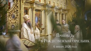 Проповедь епископа Сергиево-Посадского и Дмитровского Кирилла в Рождественский сочельник