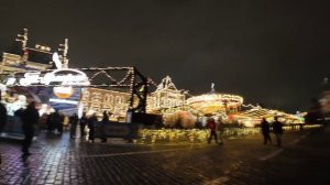 Москва декабрь 2025 рождественская прогулка по Красной площади 🎄✨