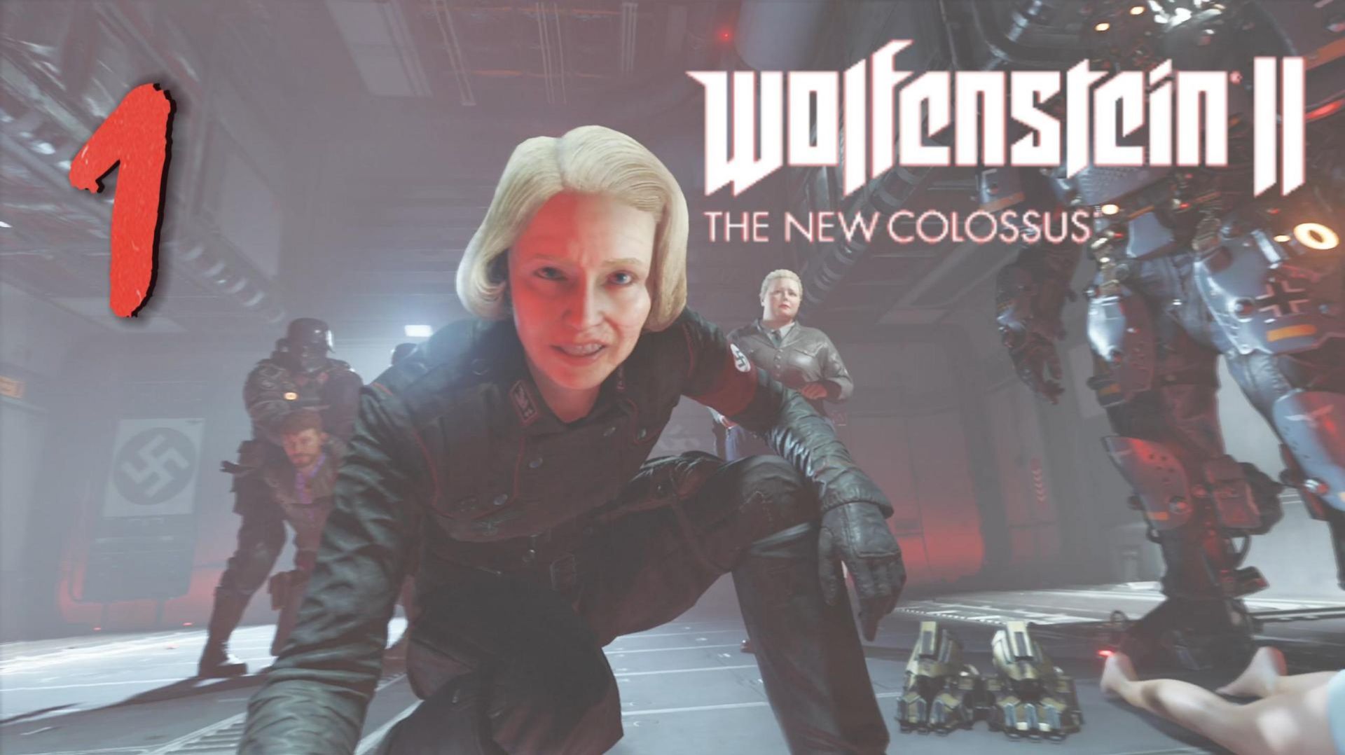 WOLFENSTEIN 2 New Colossus Прохождение #1 смотреть онлайн