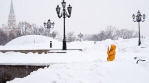 Мощный снегопад накрыл Москву и Подмосковье