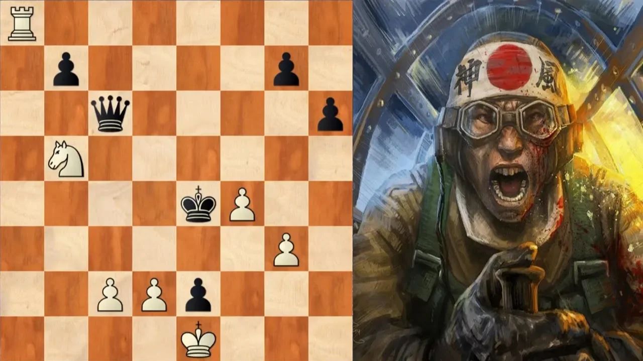 ШАХМАТНЫЙ ЭТЮД. ПОГОНЯ ЗА ФЕРЗЕМ ИЛИ ЛАДЬЯ-КАМИКАДЗЕ смотреть онлайн