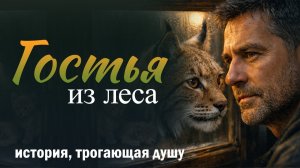 "Гостья из леса". Трогательная таёжная история о рыси, которая доверилась человеку.