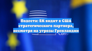 В ЕК на фоне угроз Гренландии назвали США стратегическим партнёром