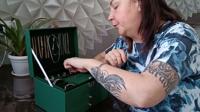 МОИ БОГАТСТВА / ШКАТУЛКА С УКРАШЕНИЯМИ  #бижутерия #коллекцияукрашений смотреть онлайн