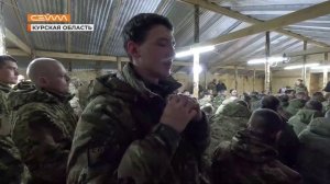 Апти Алаудинов "АХМАТ" Священники в канун Рождества Христова посетили бойцов