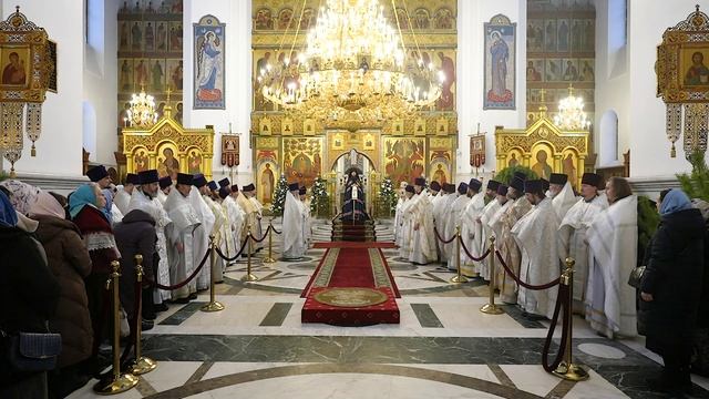 Проповедь после Литургии во второй день Рождества Христова смотреть онлайн