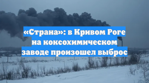«Страна»: в Кривом Роге на коксохимическом заводе произошел выброс