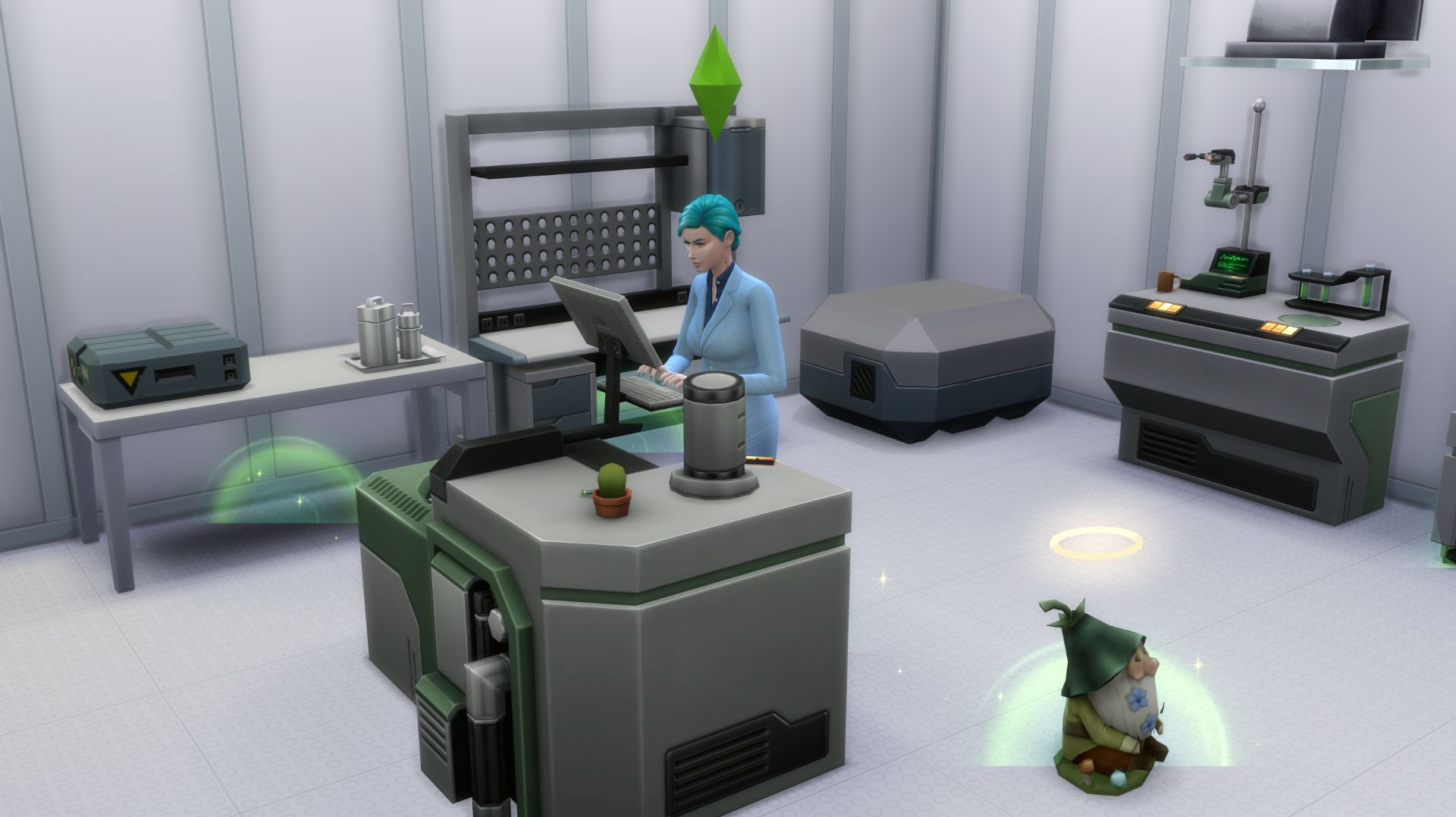 Not So Berry.  The Sims 4. Мятный №2 Укус вампира и похищение инопланетянами.