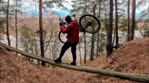 Атмосферная Релакс ВЕЛО прогулка по Шикарному лесу. (Без слов)