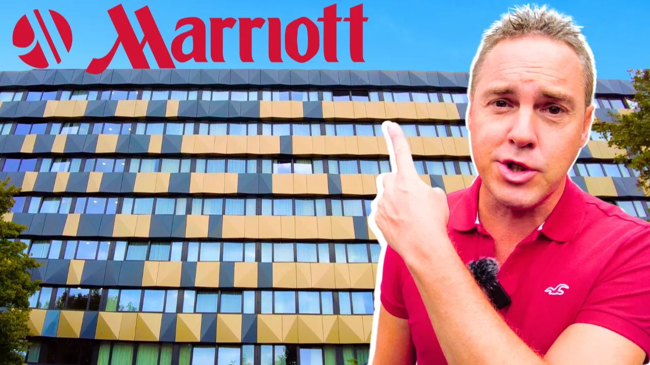 Я остановился в отеле Marriott – не то, что я ожидал смотреть онлайн