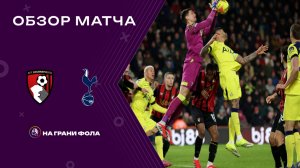 Обзор матча 21 тура Английской Премьер-Лиги. Борнмут - Тоттенхэм