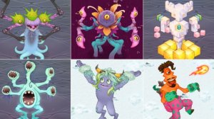 All Monsters With No Variants - Sound And Animation ~ My Singing Monsters