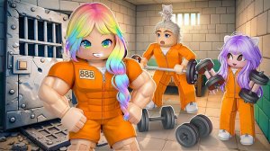 СТАНЬ КАЧКОМ, ЧТОБЫ СБЕЖАТЬ ИЗ ТЮРМЫ В РОБЛОКСЕ!