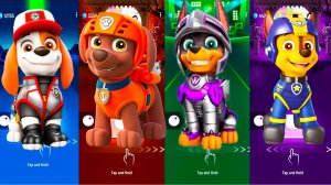 Мультики для Детей Щенячий Патруль Tiles Hop - ЗУМА, ГОНЩИК И ДРУГИЕ