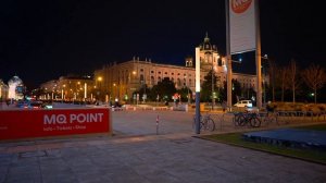 Вечерняя Вена зимой тишина улиц и старый город