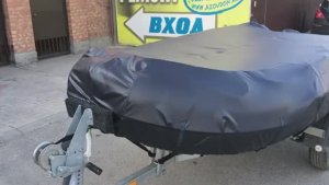 Тент для перевозки лодки ПВХ Штормлайн 360 из ткани Оксфорд 600, цвет камыш