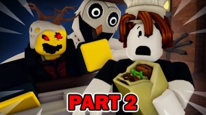 НОЧНАЯ СМЕНА В ПИЩЕВОМ КИОСКЕ В ИГРЕ «99 НОЧЕЙ В ЛЕСУ»! (Часть 2) Анимация Roblox