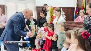 Детей участников СВО поздравили с Новым годом