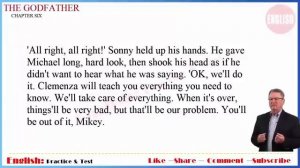 Learn English with Audio Story ★ Subtitles_ The Godfather _ English Listening Practice