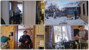 ЮРА ЧИСТИТ СНЕГ, А САНЁК ЗАНЯЛСЯ КОМПЬЮТЕРОМ.