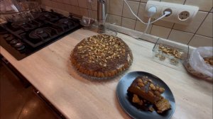 Печем торт медовик/Посетили дачу